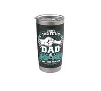 Ho Due Titoli Papà E Pop-pop E I Rock Entrambi Bicchiere termico in acciaio inox doppia parete