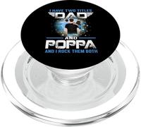 Ho due titoli papà e Poppa divertente padri giorno PopSockets PopGrip per MagSafe