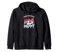 Ho Due titoli Veteran e Pappy e li Ho spinti Entrambi negli Stati Uniti Felpa con Cappuccio