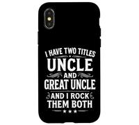 Ho due titoli Zio e Grande Zio e li Rock Entrambi Custodia per iPhone X/XS