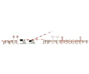Ho Dummy Level Crossing Set