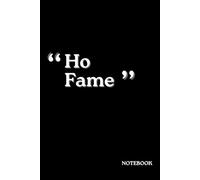HO FAME | NOTEBOOK | IDEEINCHIOSTRATE: Quaderno per appunti| Scuola e ufficio | Taccuino|Diario
