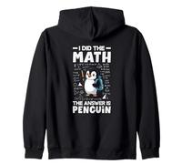 Ho Fatto i Conti La Risposta è Penguin Cute Penguin Lover Felpa con Cappuccio