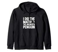 Ho Fatto i Conti La Risposta è Penguin Funny Felpa con Cappuccio
