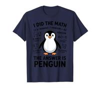 Ho Fatto i Conti La Risposta è Penguin Funny Math Maglietta