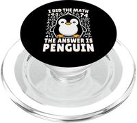 Ho fatto i conti, la risposta è Penguin - Funny Penguin Lover PopSockets PopGrip per MagSafe