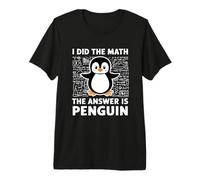 Ho Fatto i Conti La Risposta è Penguin Shirt Fun Lover Penguin Maglietta Premium