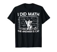 Ho Fatto la Matematica La Risposta è Amante della Matematica dei Gatti Maglietta