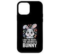 Ho fatto la matematica La risposta è Bunny Easter Custodia per iPhone 12 mini