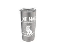 Ho fatto la matematica La risposta è Cat Mathematics Math Geometry Bicchiere termico in acciaio inox doppia parete