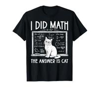 Ho Fatto la Matematica La Risposta è Cat Mathematics Math Geometry Maglietta