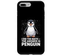 Ho fatto la matematica La risposta è l"umorismo dei pinguini Custodia per iPhone 7 Plus/8 Plus