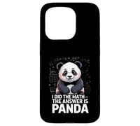 Ho fatto la matematica La risposta è Panda Humor Custodia per iPhone 15 Pro