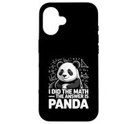 Ho fatto la matematica La risposta è Panda Humor Custodia per iPhone 16