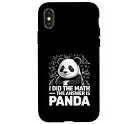 Ho fatto la matematica La risposta è Panda Humor Custodia per iPhone X/XS