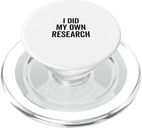 Ho fatto la mia ricerca Teorie cospirative divertenti PopSockets PopGrip per MagSafe