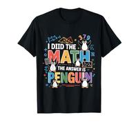 Ho Fatto Matematica La Risposta è Penguin Funny Penguin Lover Maglietta
