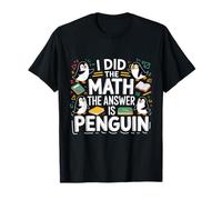 Ho Fatto Matematica La Risposta è Penguin Funny Penguin Lover Maglietta