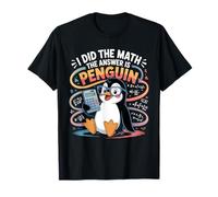 Ho Fatto Matematica La Risposta è Penguin Funny Penguin Lover Maglietta