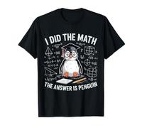 Ho Fatto Matematica La Risposta è Penguin Funny Penguin Lover Maglietta