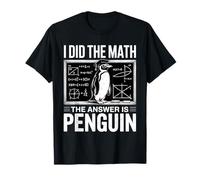 Ho Fatto Matematica La Risposta è Penguin Funny Penguin Lover Maglietta
