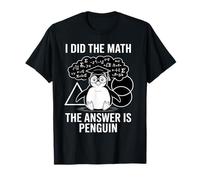 Ho Fatto Matematica La Risposta è Penguin Funny Penguin Lover Maglietta
