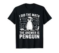 Ho Fatto Matematica La Risposta è Penguin Funny Penguin Lover Maglietta