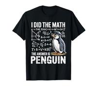 Ho Fatto Matematica La Risposta è Penguin Funny Penguin Lover Maglietta