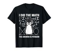 Ho Fatto Matematica La Risposta è Penguin Funny Penguin Lover Maglietta