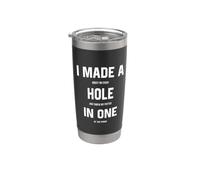 Ho fatto un buco in uno scherzo divertente Golf Gag Golfer Bicchiere termico in acciaio inox doppia parete