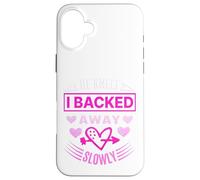 Ho fatto un passo indietro lentamente - Design audace e romantico del rifiuto Custodia per iPhone 16 Plus