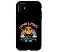 Ho fatto un Poopy e la mia pancia sentire meglio umorismo adulto Poop Bavaglio Custodia per iPhone 11