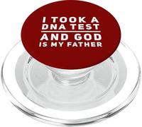 Ho fatto un test del DNA e Dio è mio padre cristianesimo Cristo PopSockets PopGrip per MagSafe
