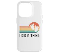 Ho fatto una cosa divertente annuncio di gravidanza carino bambino rivelare Custodia per iPhone 14 Pro