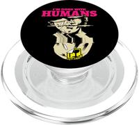 Ho finito con gli umani (Grafica Glitch) PopSockets PopGrip per MagSafe