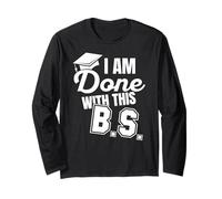 Ho finito con Questo Meme di Laurea Laurea in scienze BS Fun Maglia a Manica