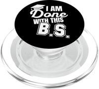 Ho finito con questo meme di laurea laurea in scienze BS Fun PopSockets PopGrip per MagSafe