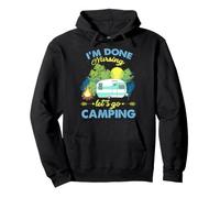 Ho finito di allattare Let's Go Camping Vintage Felpa con Cappuccio