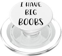 Ho grandi tette divertente idea bianca bugie partito PopSockets PopGrip per MagSafe