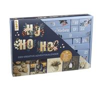 Ho Ho Ho - Der kreative Adventskalender. 24 Projekte zum Basteln, Backen, Gärtnern und mehr. Mit Anleitungsbuch und Material: Große Box (38,5 x 26,5 x 5 cm) mit 24 kleinen Boxen