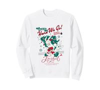 Ho Ho Ho Here We Go Looney Tunes Natale Felpa