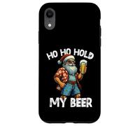 Ho Ho Hold My Beer Divertente Babbo Natale Bere Natale a luglio Custodia per iPhone XR