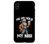 Ho Ho Hold My Beer Divertente Babbo Natale Bere Natale a luglio Custodia per iPhone XS Max