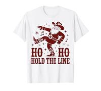 Ho Ho Hold The Line Dance Dancing Love Christmas Line Dance Maglietta