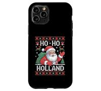 Ho Ho Holland Santa Claus Xmas Netherlands Ugly Christmas Custodia per iPhone 11 Pro