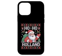 Ho Ho Holland Santa Claus Xmas Netherlands Ugly Christmas Custodia per iPhone 12 mini