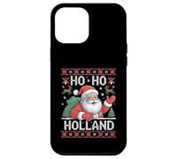 Ho Ho Holland Santa Claus Xmas Netherlands Ugly Christmas Custodia per iPhone 12 Pro Max