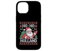 Ho Ho Holland Santa Claus Xmas Netherlands Ugly Christmas Custodia per iPhone 14