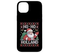 Ho Ho Holland Santa Claus Xmas Netherlands Ugly Christmas Custodia per iPhone 14 Plus