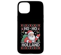Ho Ho Holland Santa Claus Xmas Netherlands Ugly Christmas Custodia per iPhone 15 Plus